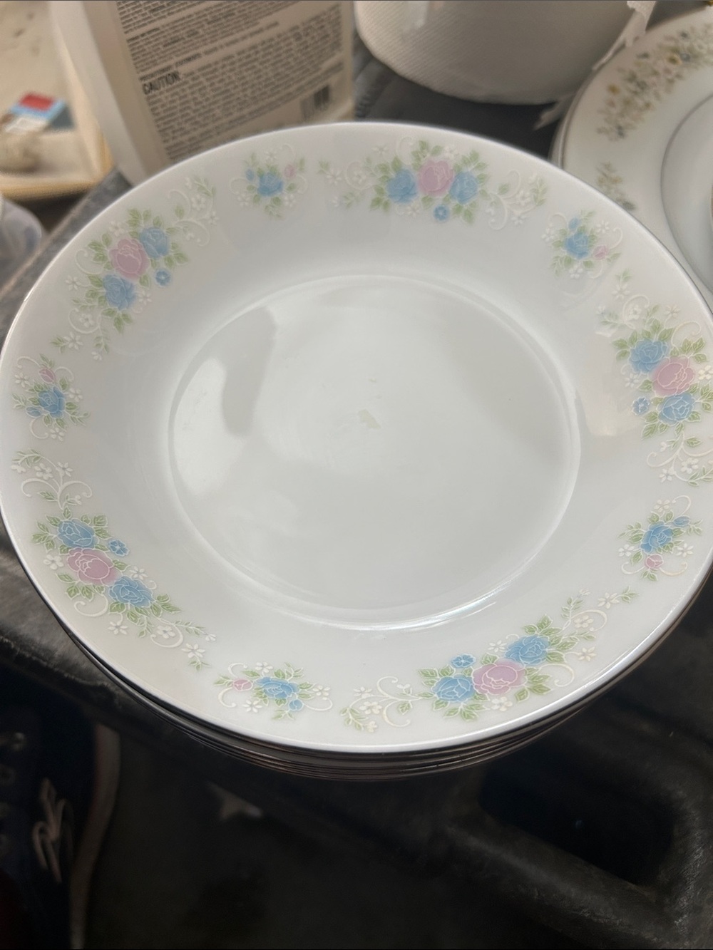 China Garden 8pc Prestige Porcelain Soup / Chili Bowls Made in China 7.5"